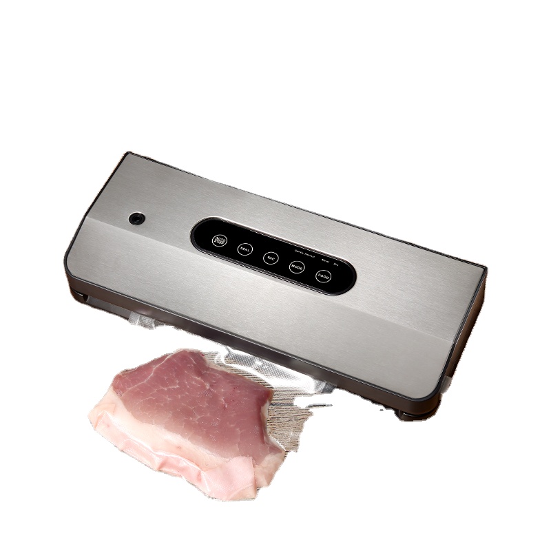 Food Vacuum Sealer Machine - 2 in 1電動ステンレス真空シーラーマシン 家庭用キッチン食品保存真空パック機 食品対応