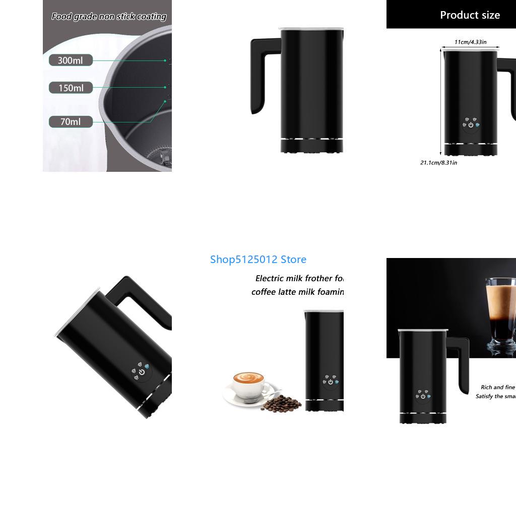 Electric Milk Frother Handheld - G8TC 500 ワット自動ミルク泡立て器コーヒードリンクミキサー電気泡立て器コーヒー泡立て器