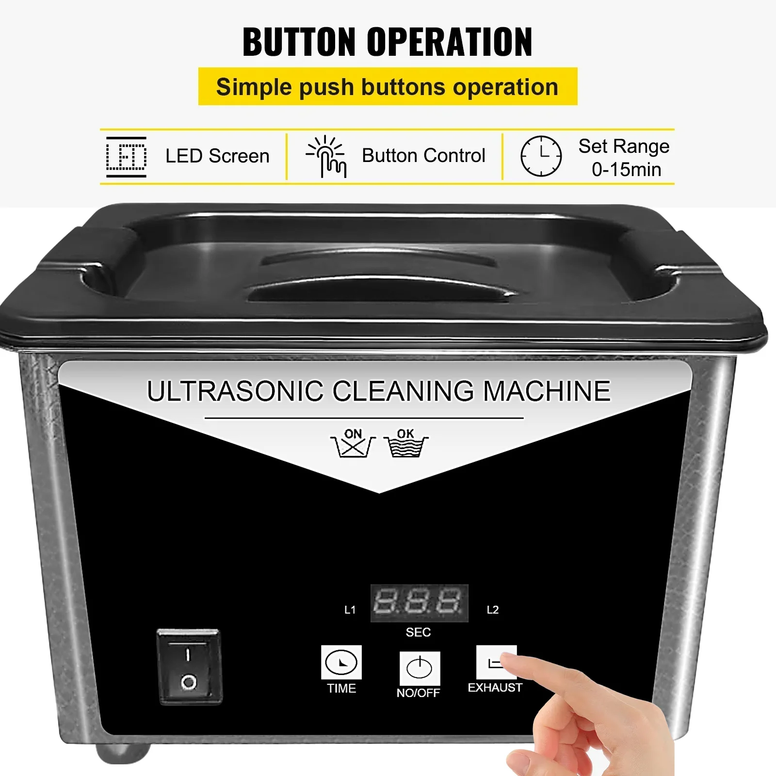 SIHAO 超音波洗浄機 ステンレス製 ジュエリー・メガネ洗 - Home Appliances のレビューと価格