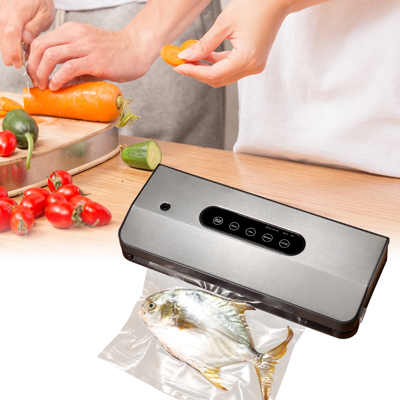 2 in 1電動ステンレス真空シーラーマシン 家庭用キッチン - Food Vacuum Sealer Machine のレビューと価格