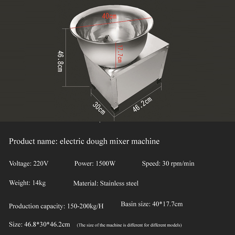 小麦粉生地ミキサー機、電動食品ミンチ肉攪拌機、パスタミキシン - Kitchen Appliances のレビューと価格