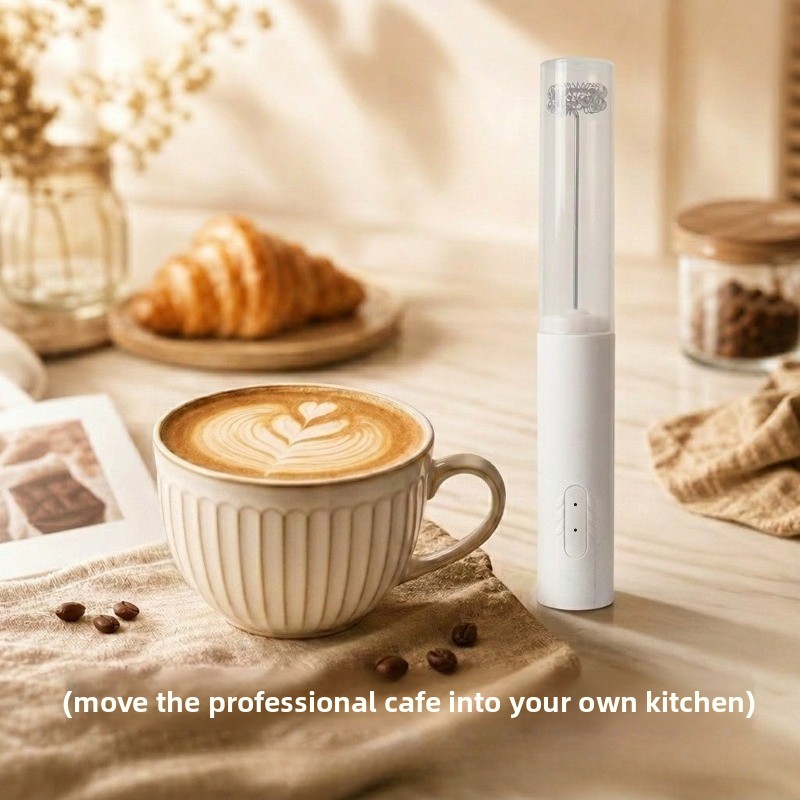 電動ミルクフォーマー ポータブルエッグビーター USB充電式 - Electric Milk Frother Handheld のレビューと価格
