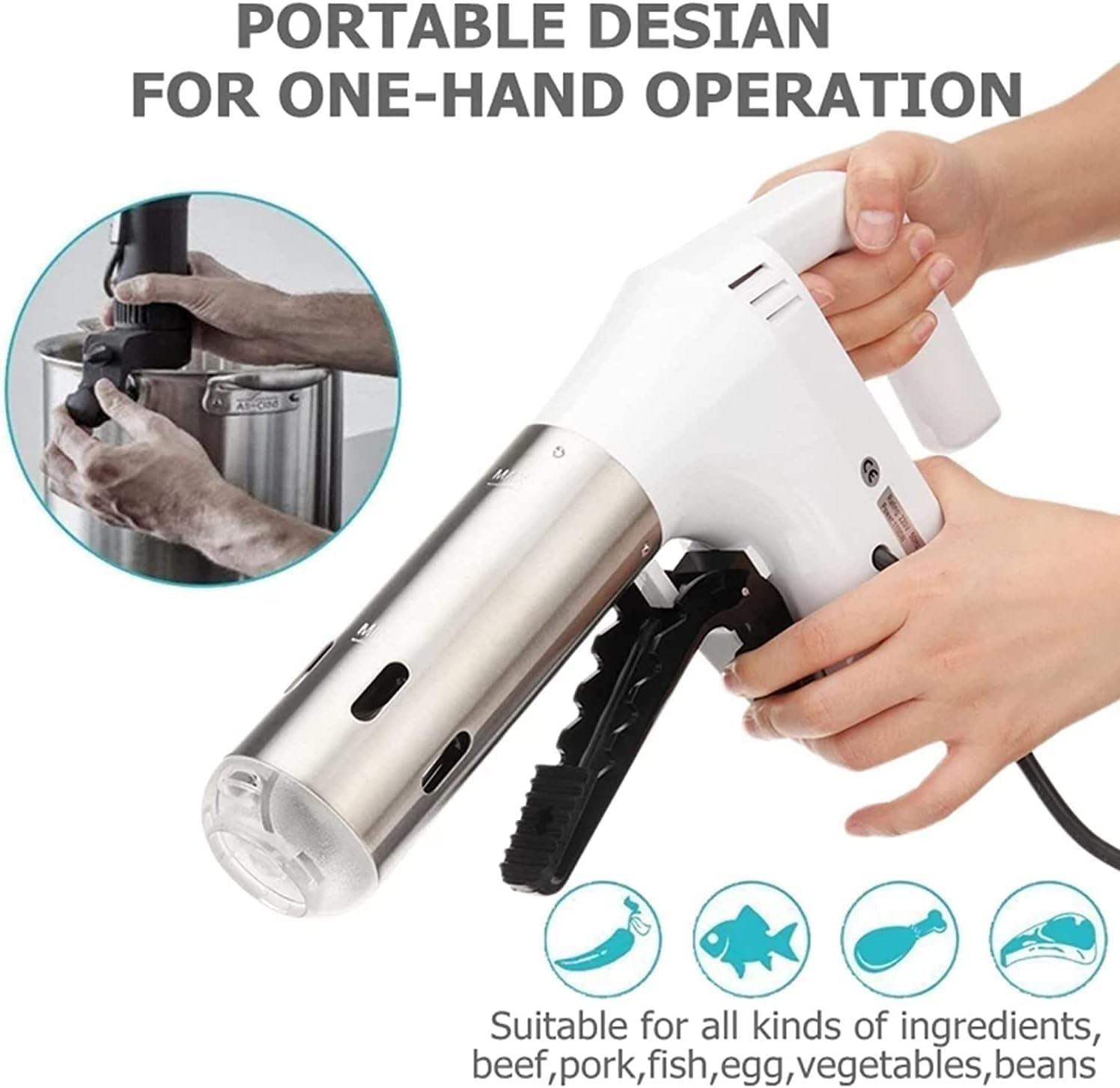 SmartChef Sous Vide マシン 1800W  - Digital Sous Vide Precision Cooker のレビューと価格