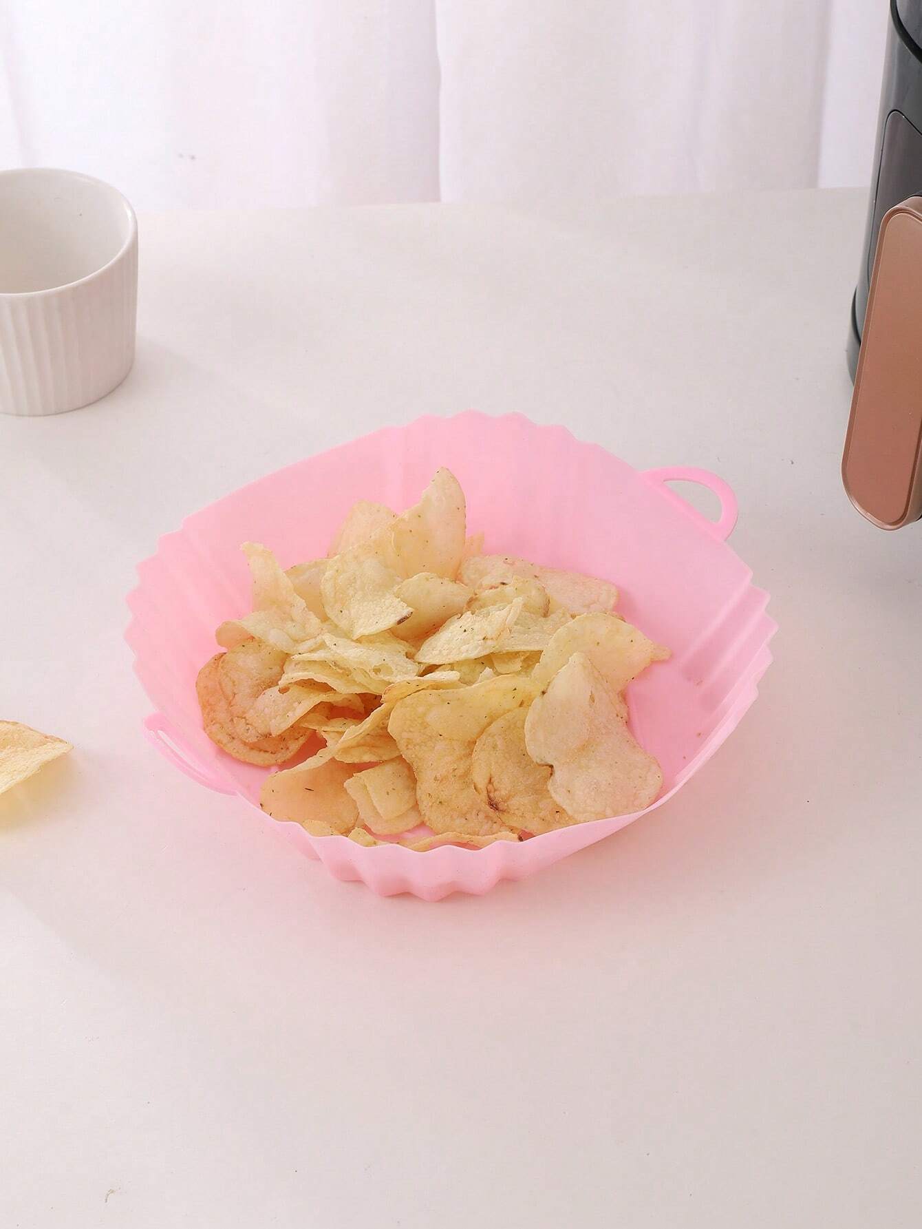 エアフライヤー用シリコンポット1個、モダンなエアフライヤー用 - Air Fryer Silicone Pot Liner のレビューと価格